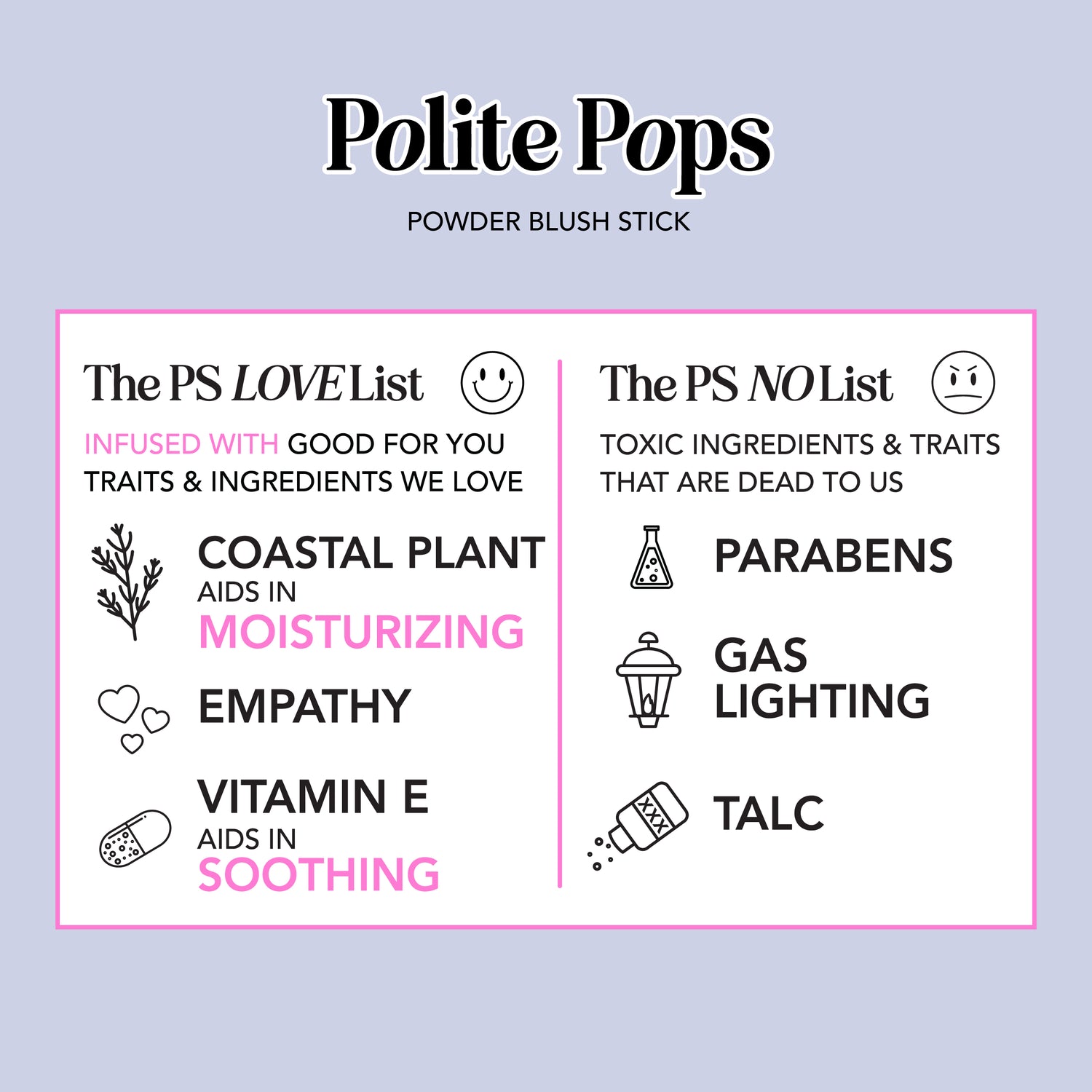 Polite Society Polite Pops Powder Blush Stick | Sydney 6