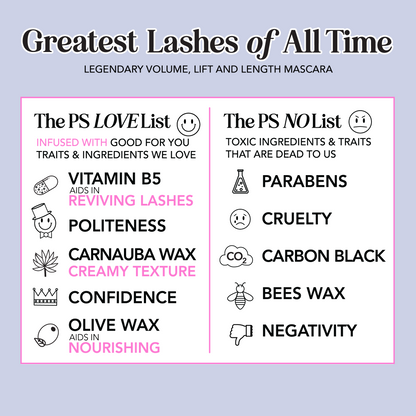 Polite Society Greatest Lashes Of All Time Mascara | Full Size 5