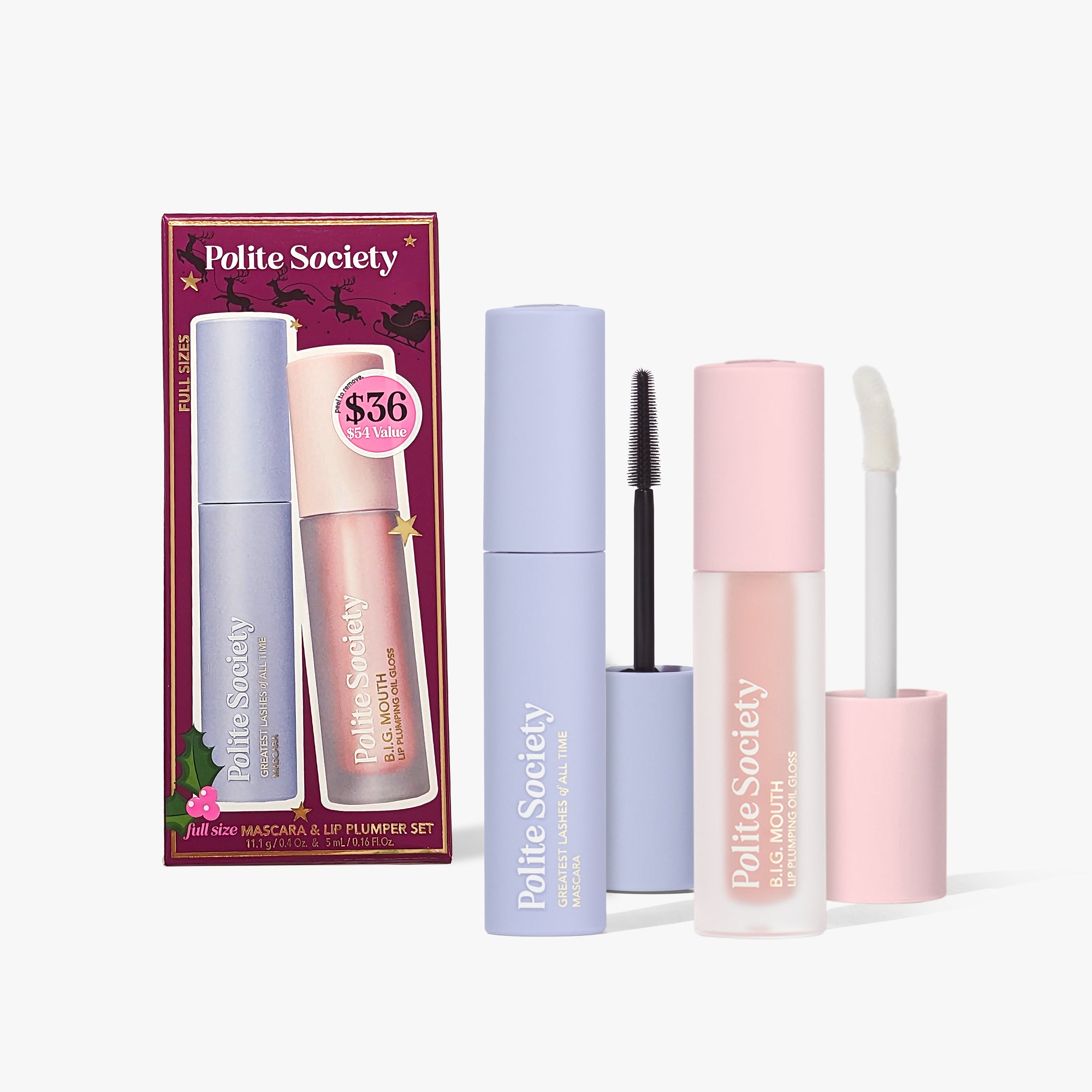 Hey Santa Gimme Legendary Lashes & a B.I.G. Mouth! - Polite Society