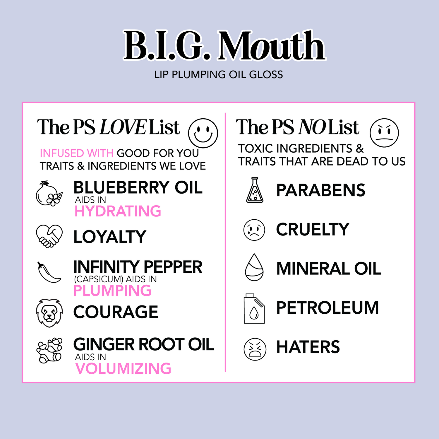 Polite Society B.I.G. Mouth Lip Plumping Hydrating Oil Gloss | Sweet Talker 8